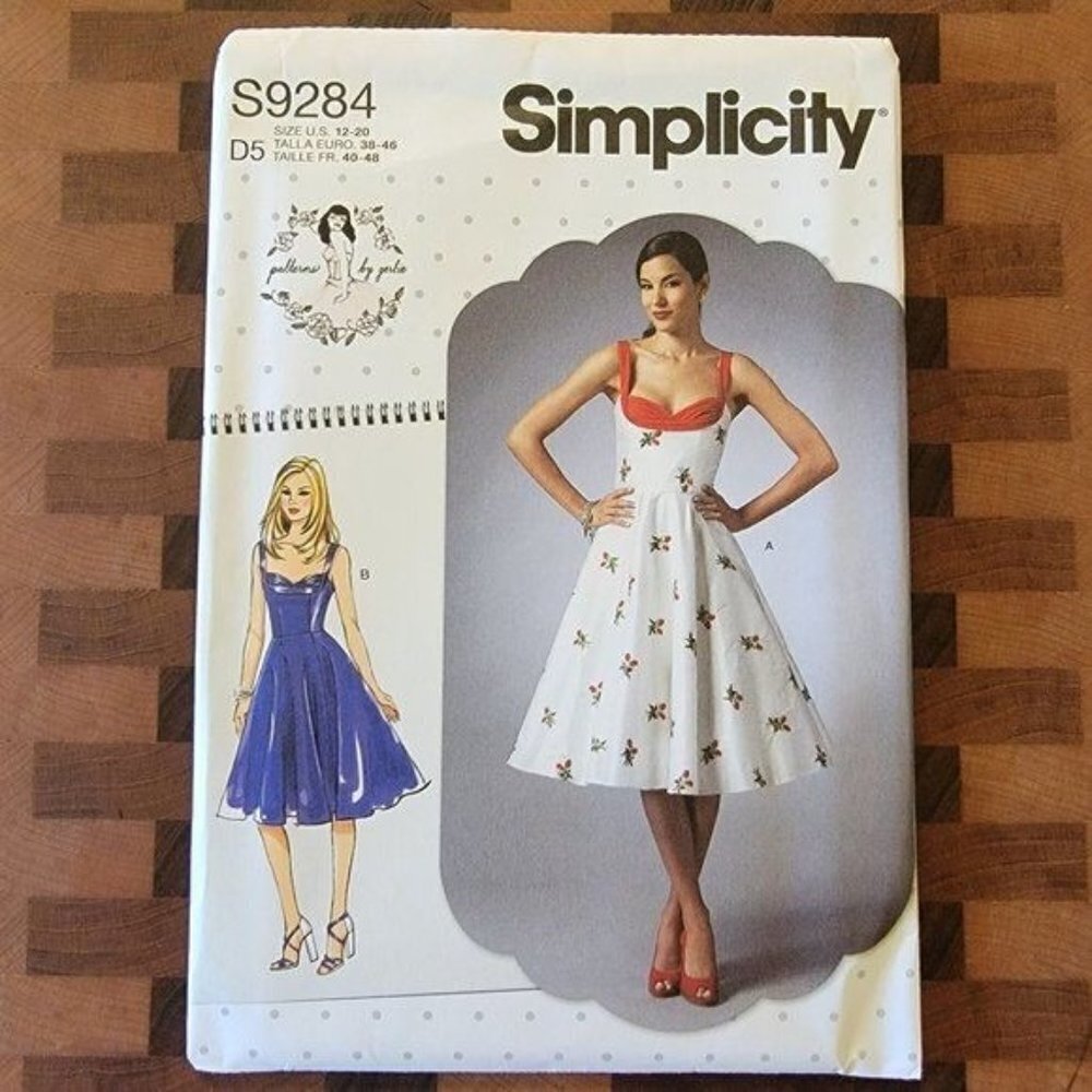 Simplicity 9284 - Patterns by Gertie - Uncut - Sizes 12-20